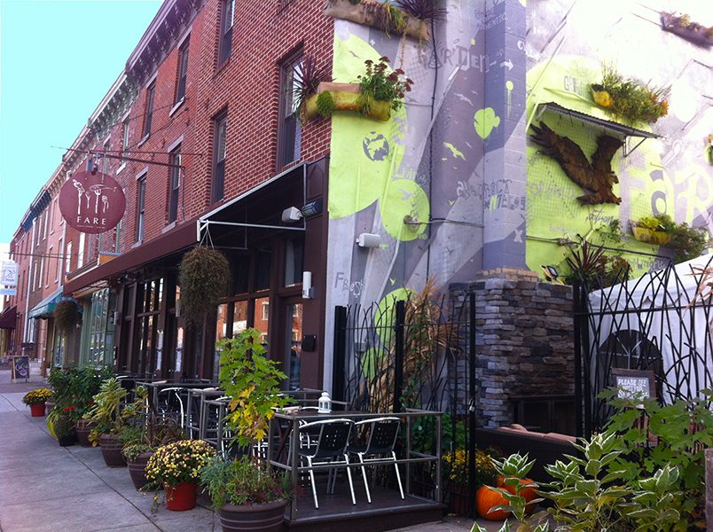 Fare Restaurant Philadelphia Outdoor Seating