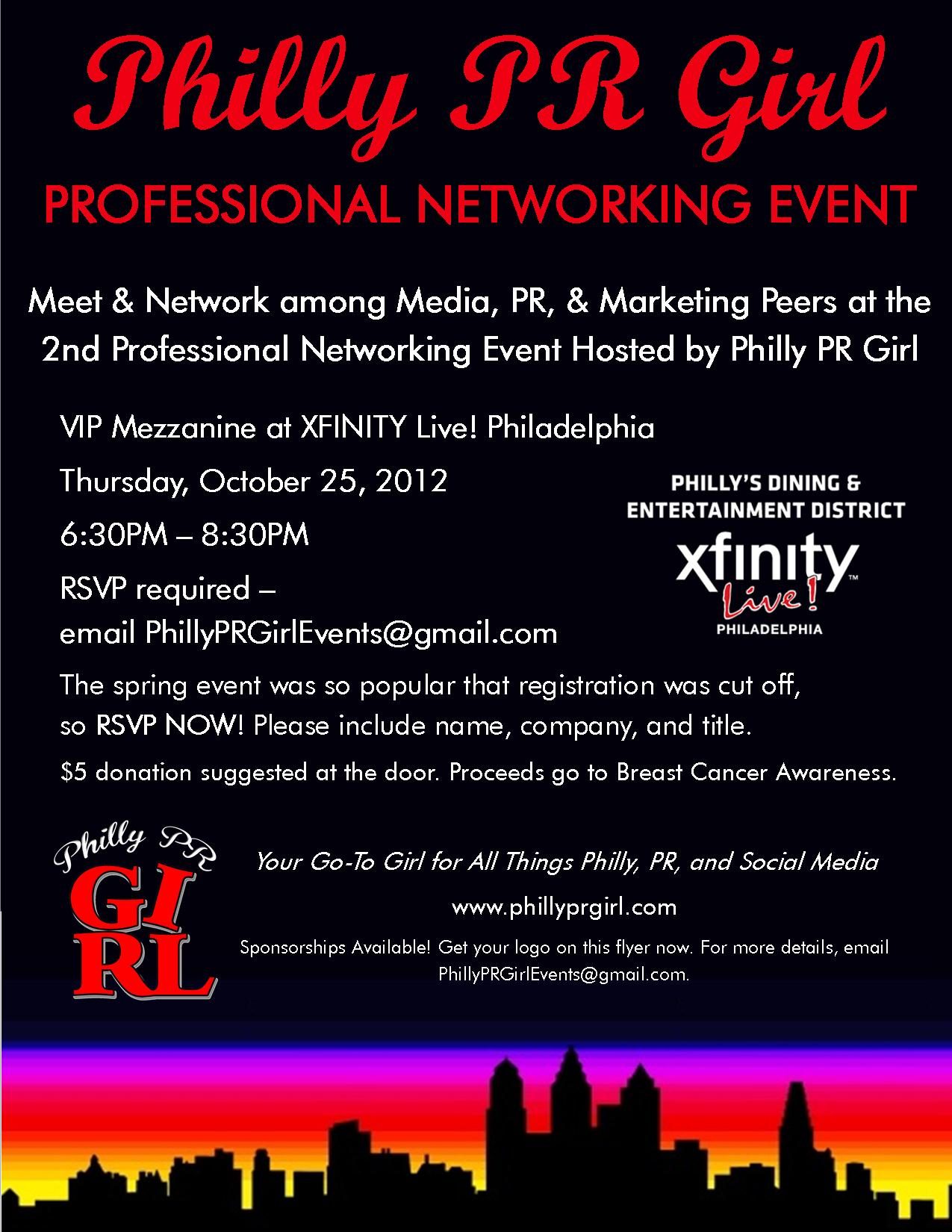 Philly PR Girl Oct Networking Event