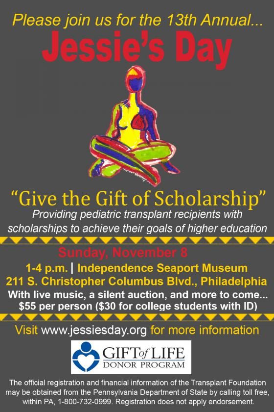 Jessie’s Day “Give the Gift of Scholarship” Fundraiser Celebration