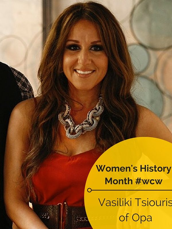 Women’s History Month #WCW | Vasiliki Tsiouris, Co-Owner of Opa & Craftsman Row Saloon