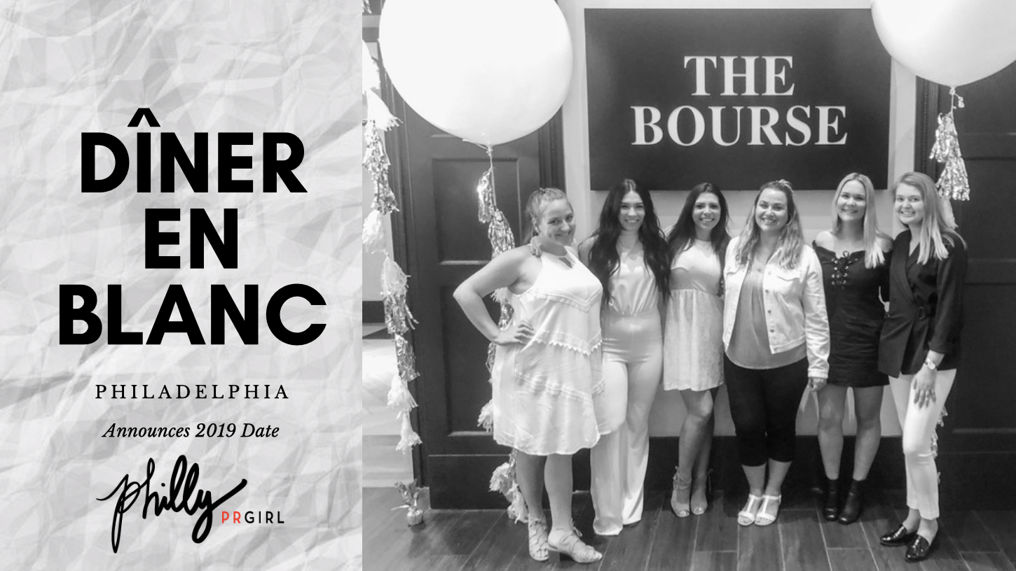 Dîner en Blanc Philadelphia Announces 2019 Date