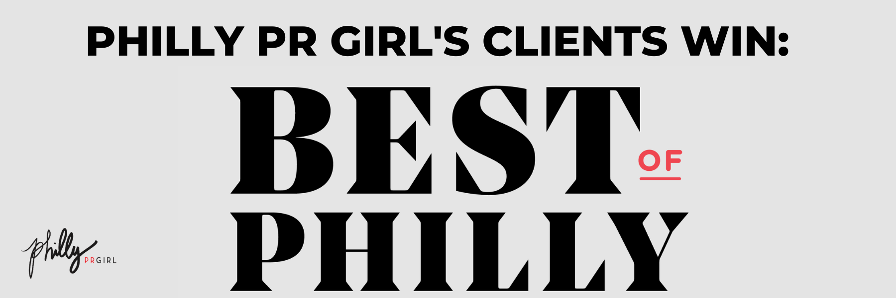 Philly PR Girl Clients Win 2020 Best of Philly!
