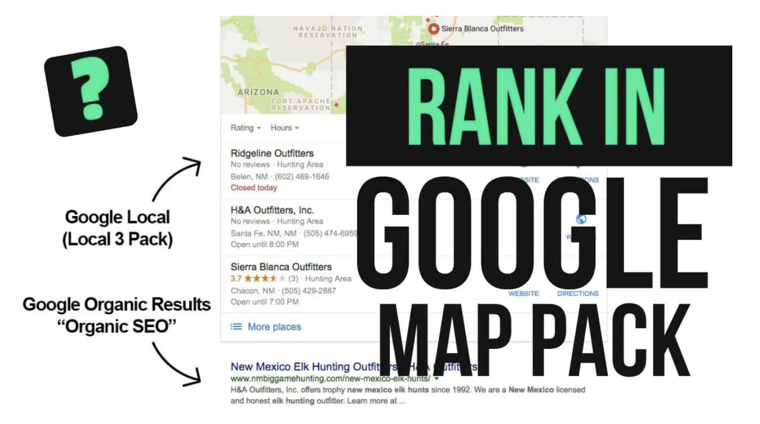 Rank in Google Map Pack