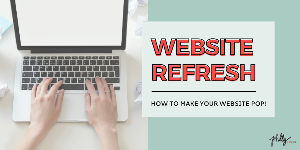Website Refresh header