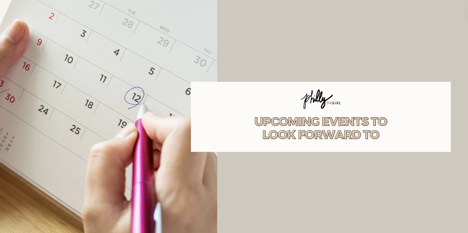 Upcoming Events to Look Forward to