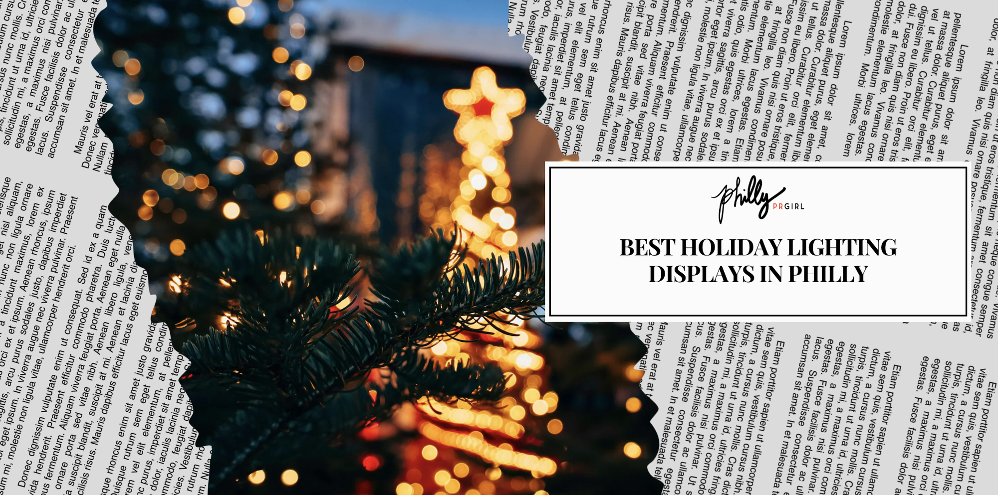 Best Holiday Lighting Displays in Philly